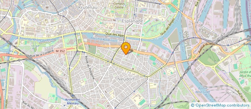 localisation de l'entreprise MADAME EMILIE WECKER à STRASBOURG