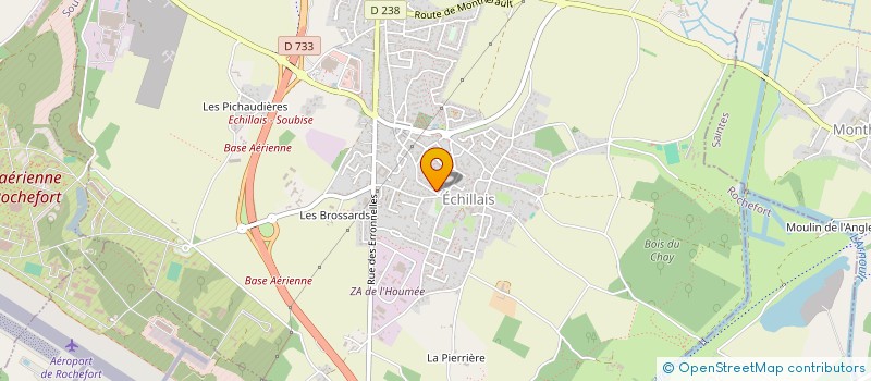 localisation de l'entreprise MADAME EMILIE YVARS  ECHILLAIS