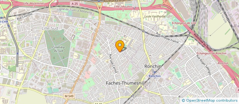 localisation de l'entreprise MADAME EMILIE ZHANG à FACHES-THUMESNIL