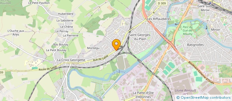 localisation de l'entreprise MADAME EMILIE ZHOU  LE MANS