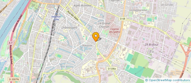 localisation de l'entreprise MADAME EMILIE ZITTE  VALENCE