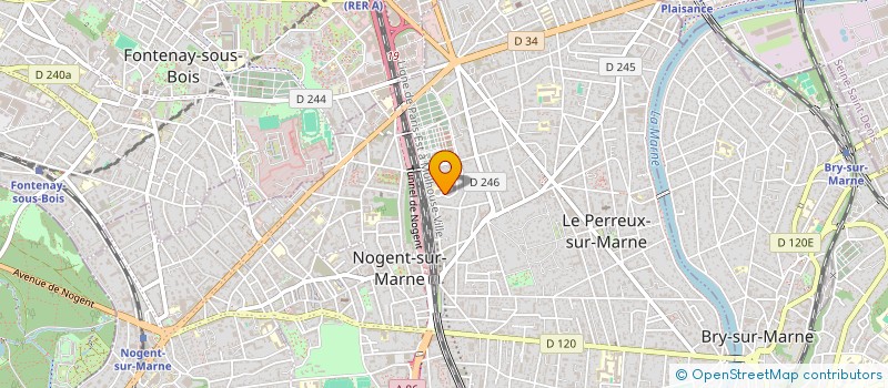 localisation de l'entreprise MADAME EMILIE ZOUARI  LE PERREUX-SUR-MARNE