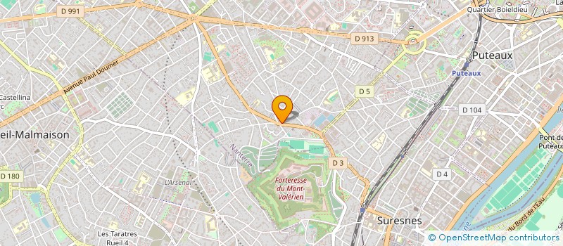 localisation de l'entreprise MADAME EMILIENN FISSEUX  NANTERRE