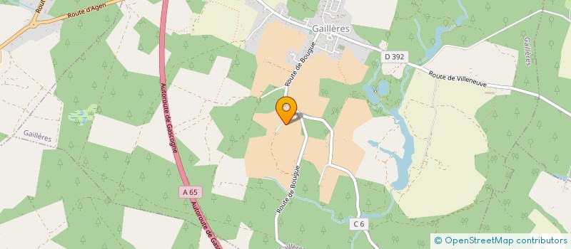 localisation de l'entreprise MADAME EMILIENNE BATS  SAINT MARTIN D'ONEY