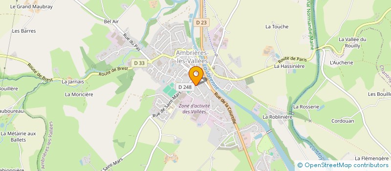 localisation de l'entreprise MADAME EMILIENNE BOIS à AMBRIERES-LES-VALLEES