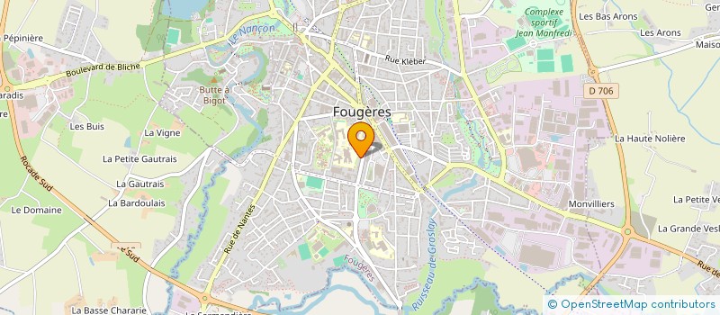 localisation de l'entreprise MADAME EMILIENNE BOUFFORT  FOUGERES