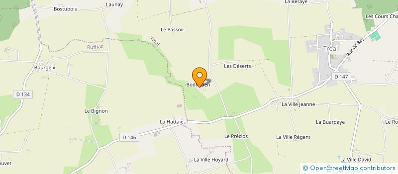 localisation de l'entreprise MADAME EMILIENNE BOURDON  TREAL