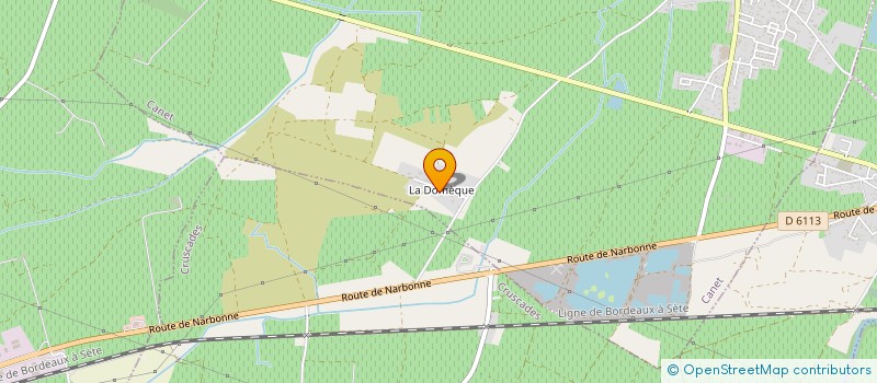 localisation de l'entreprise MADAME EMILIENNE BOURREL  CANET