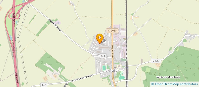 localisation de l'entreprise MADAME EMILIENNE CHETCHEU YAMDJEU à CHEVILLY