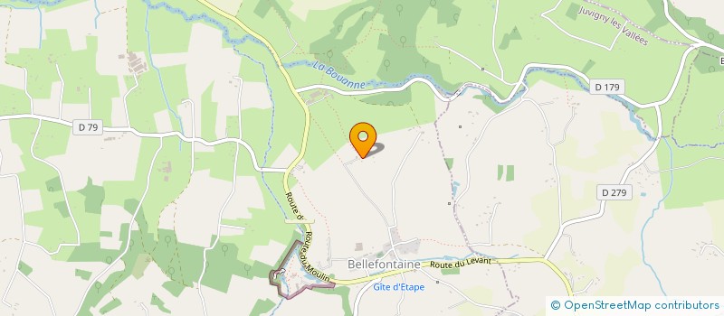 localisation de l'entreprise MADAME EMILIENNE CORDON  JUVIGNY LES VALLEES