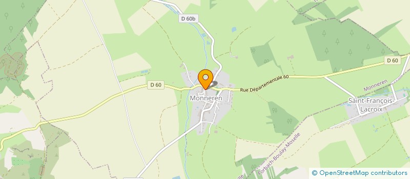 localisation de l'entreprise MADAME EMILIENNE DUFORT  MONNEREN