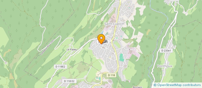 localisation de l'entreprise MADAME EMILIENNE FAIVRE  COTEAUX DU LIZON