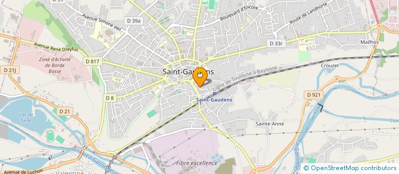 localisation de l'entreprise MADAME EMILIENNE FOURCADE à SAINT-GAUDENS