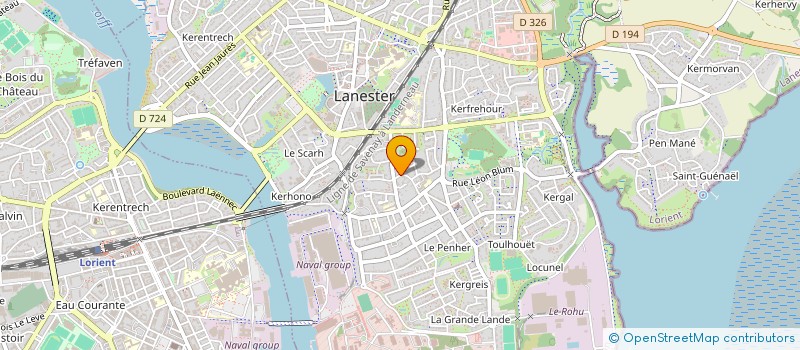 localisation de l'entreprise MADAME EMILIENNE FRAPPER  LANESTER