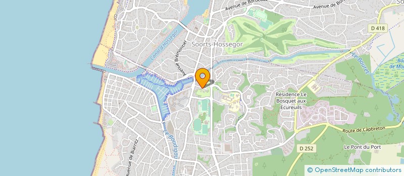 localisation de l'entreprise MADAME EMILIENNE GARCIA  CAPBRETON