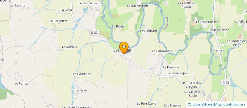 localisation de l'entreprise MADAME EMILIENNE GISLAIS à ERCE-EN-LAMEE