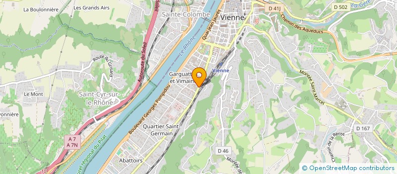 localisation de l'entreprise MADAME EMILIENNE JOLLY  VIENNE