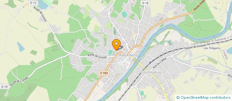 localisation de l'entreprise MADAME EMILIENNE LARROQUE à RABASTENS