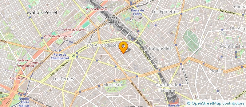 localisation de l'entreprise MADAME EMILIENNE LEHOUX  PARIS 17