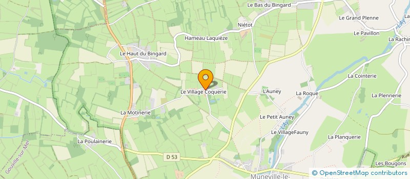 localisation de l'entreprise MADAME EMILIENNE LEROSEY  MUNEVILLE-LE-BINGARD