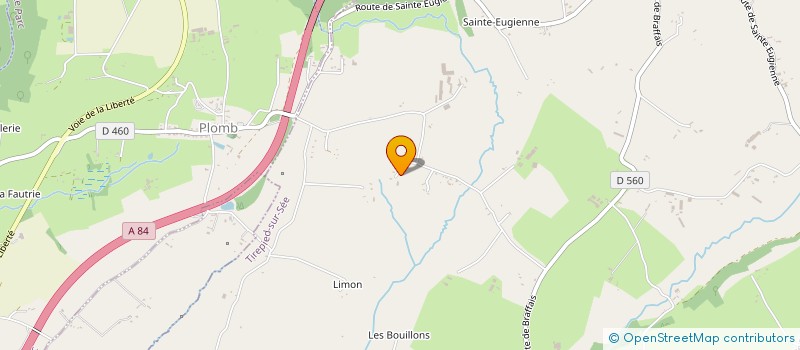 localisation de l'entreprise MADAME EMILIENNE LEROUX  TIREPIED-SUR-SEE