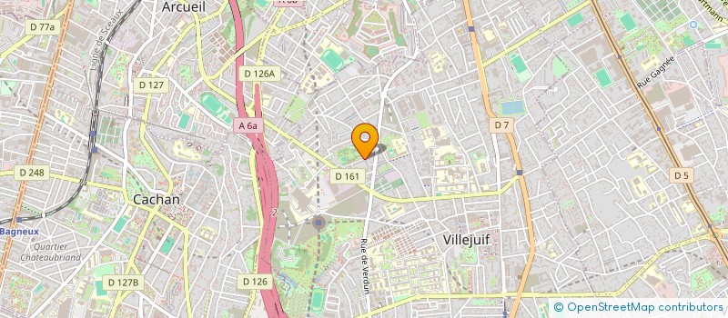 localisation de l'entreprise MADAME EMILIENNE MADADJIO  VILLEJUIF