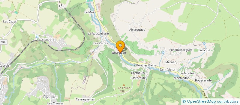 localisation de l'entreprise MADAME EMILIENNE MARRE  SALLES-LA-SOURCE