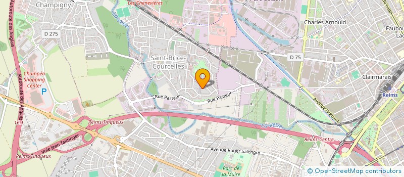 localisation de l'entreprise MADAME EMILIENNE MEKOUI  SAINT-BRICE-COURCELLES