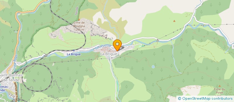 localisation de l'entreprise MADAME EMILIENNE MERCIER  LA BRIGUE