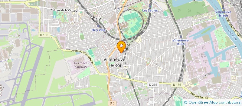 localisation de l'entreprise MADAME EMILIENNE ODETTE ENDALIE SOSSO  VILLENEUVE-LE-ROI