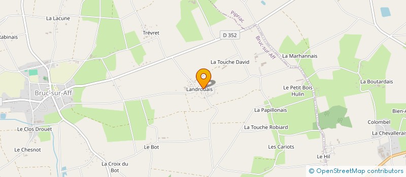 localisation de l'entreprise MADAME EMILIENNE ONMBIL WIN à BRUC-SUR-AFF
