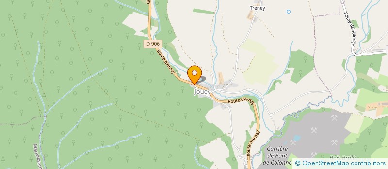 localisation de l'entreprise MADAME EMILIENNE PECHAUD  JOUEY