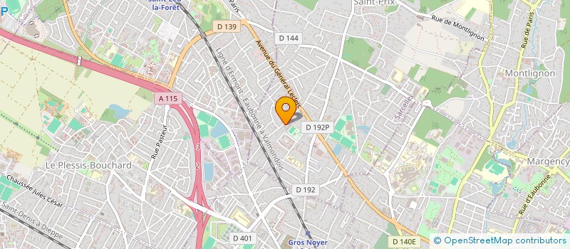 localisation de l'entreprise MADAME EMILIENNE ROSE à SAINT-PRIX