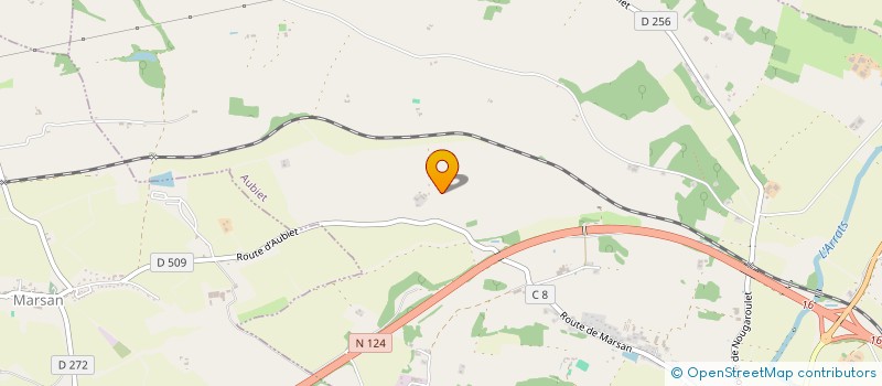 localisation de l'entreprise MADAME EMILIENNE TOURNIER  MARSAN