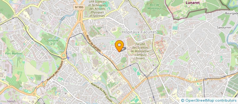 localisation de l'entreprise MADAME EMILIJA MILANOV  MONTPELLIER