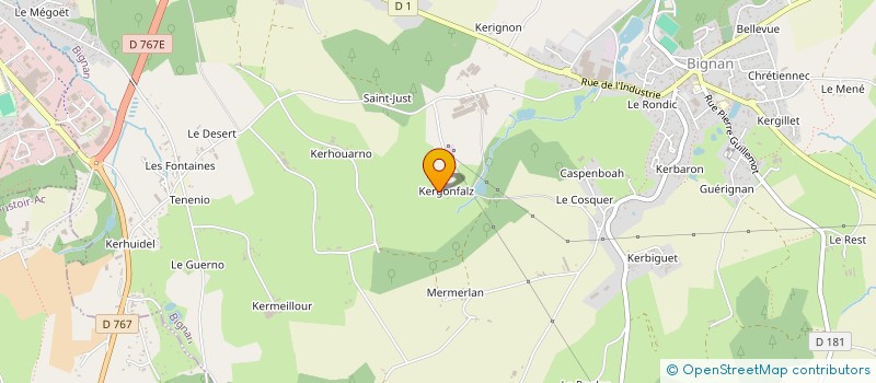 localisation de l'entreprise MADAME EMILLY GILLON-LAILLIER  BIGNAN