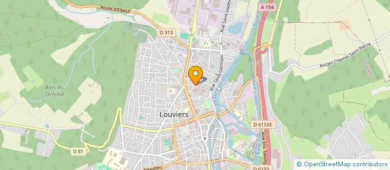 localisation de l'entreprise MADAME EMILY ALAIN  LOUVIERS