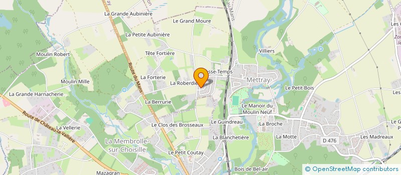 localisation de l'entreprise MADAME EMILY AMAR  METTRAY