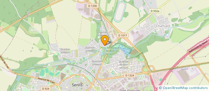 localisation de l'entreprise MADAME EMILY BAKER  SENLIS