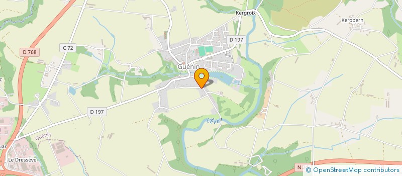 localisation de l'entreprise MADAME EMILY BELLEGOU  GUENIN