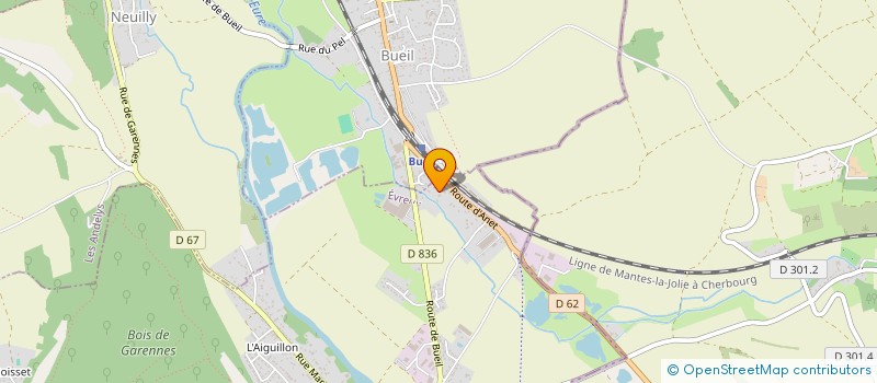 localisation de l'entreprise MADAME EMILY BERTRAND-DRIRA  GARENNES-SUR-EURE