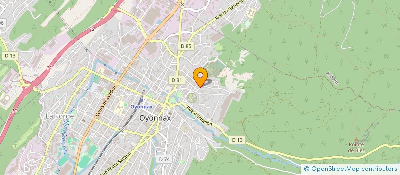 localisation de l'entreprise MADAME EMILY BRYANT à OYONNAX