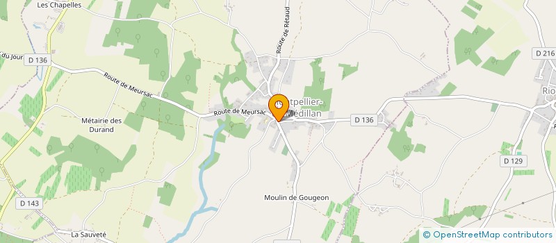 localisation de l'entreprise MADAME EMILY BURTEL  MONTPELLIER-DE-MEDILLAN