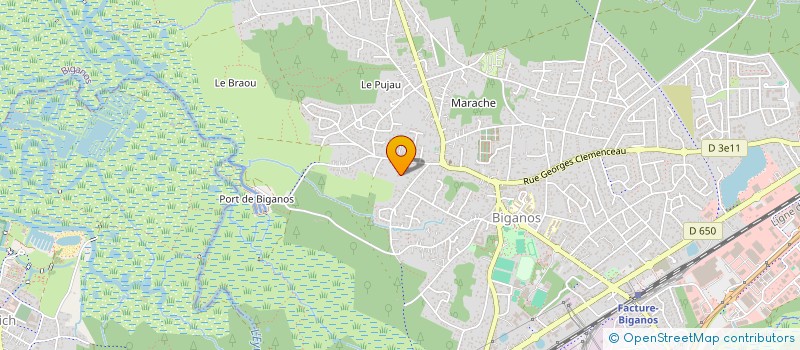 localisation de l'entreprise MADAME EMILY CAMELEYRE  BIGANOS