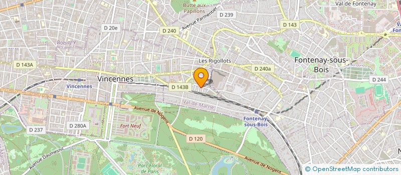 localisation de l'entreprise MADAME EMILY CHABENAT à VINCENNES