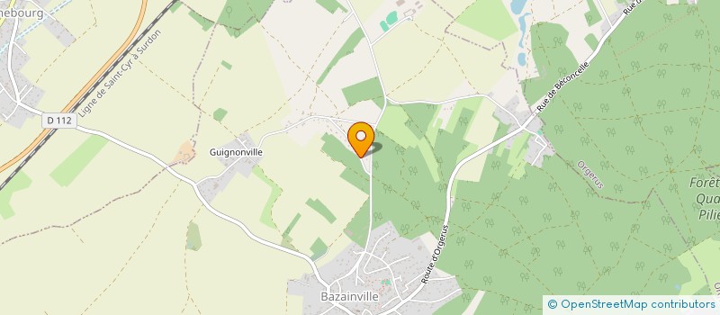 localisation de l'entreprise MADAME EMILY CLERET  BAZAINVILLE