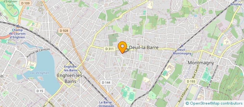 localisation de l'entreprise MADAME EMILY COSTE à DEUIL-LA-BARRE