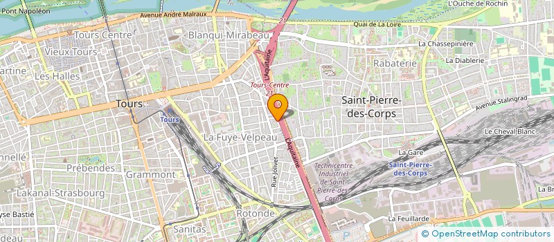 localisation de l'entreprise MADAME EMILY COURATIN  TOURS