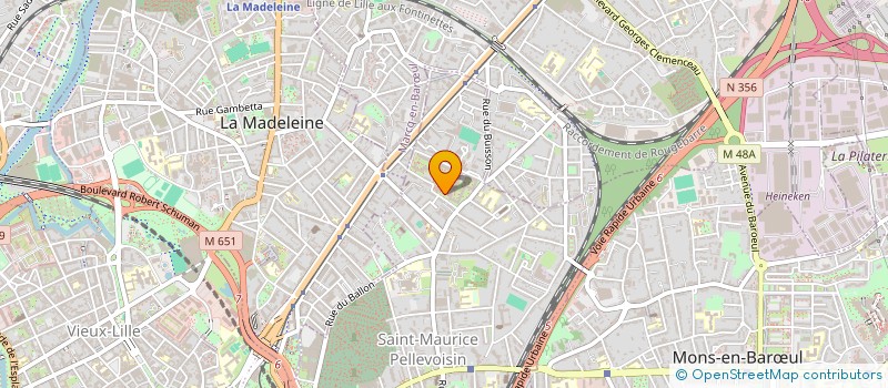 localisation de l'entreprise MADAME EMILY DIOP à LILLE