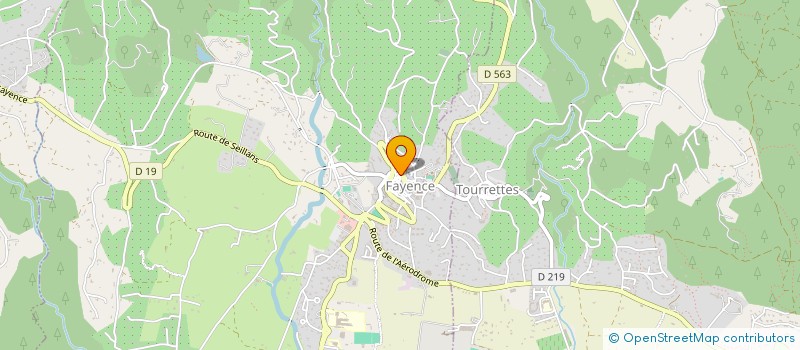 localisation de l'entreprise MADAME EMILY EMILY MARTIN  FAYENCE